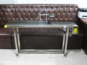 Máy in date tự động băng tải